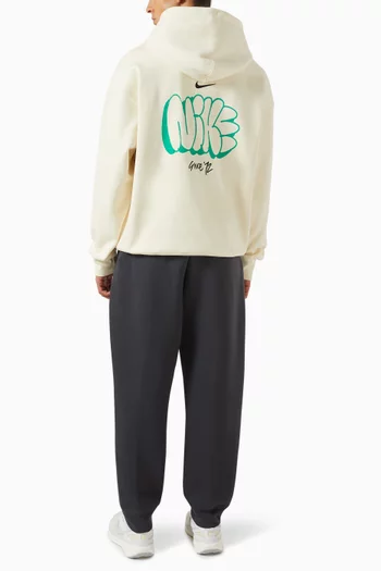 Solo Swoosh Hoodie in Cotton Fleece