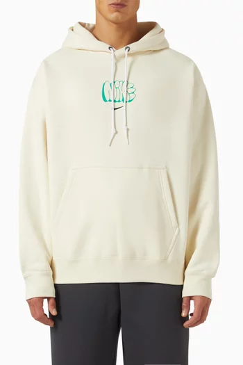 Solo Swoosh Hoodie in Cotton Fleece