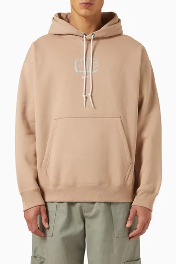 Solo Swoosh Hoodie in Cotton Fleece