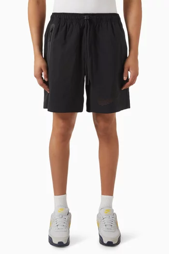 Tech Woven Shorts in Stretch Nylon