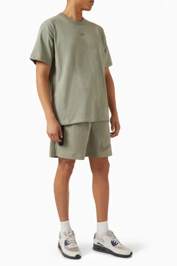 Tech Woven Shorts in Stretch Nylon