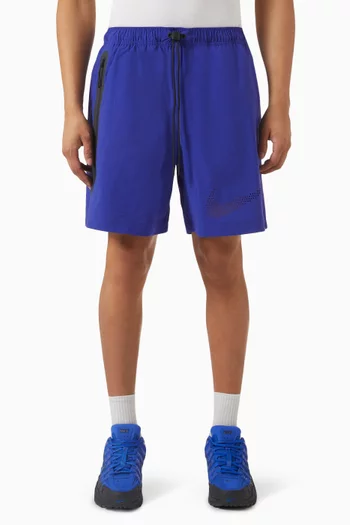 Tech Woven Shorts in Stretch Nylon
