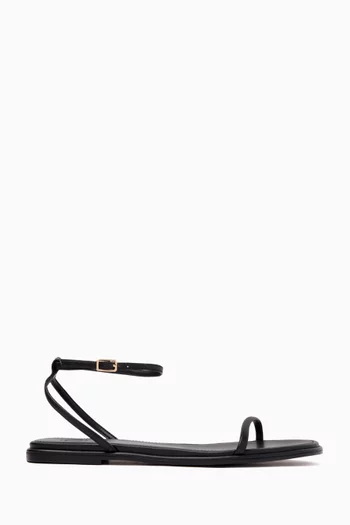 Strappy Sandals in Leather