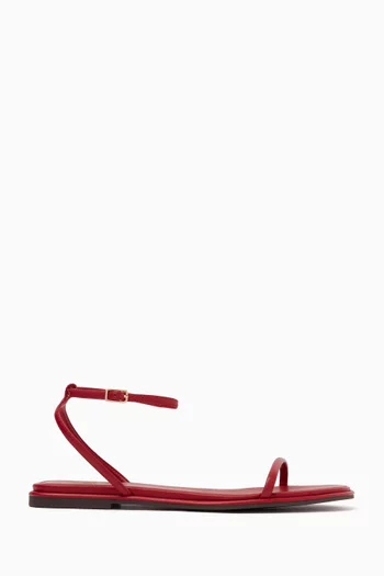 Strappy Sandals in Leather