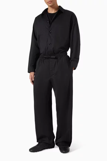 Pyjama Pants in Cotton Satin