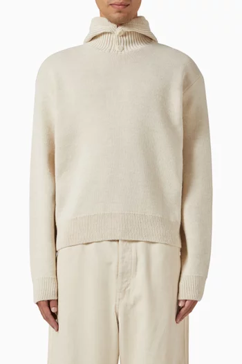 Hooded Sweater in Alpaca-blend