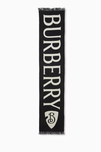 B-Shield Scarf in Wool