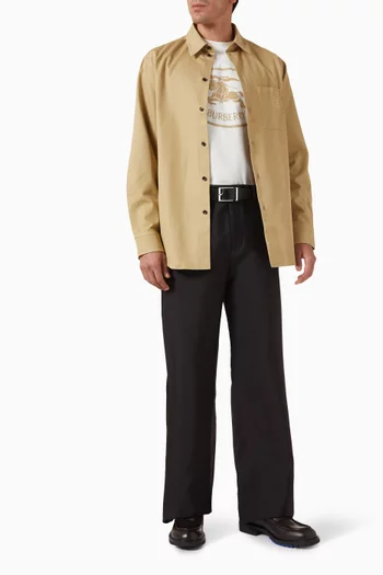 Knight Stamp T-shirt in Cotton