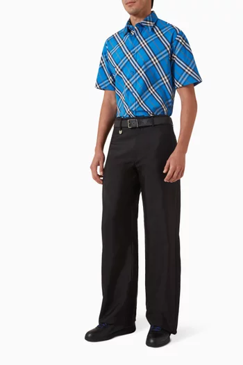 Check Shirt in Cotton