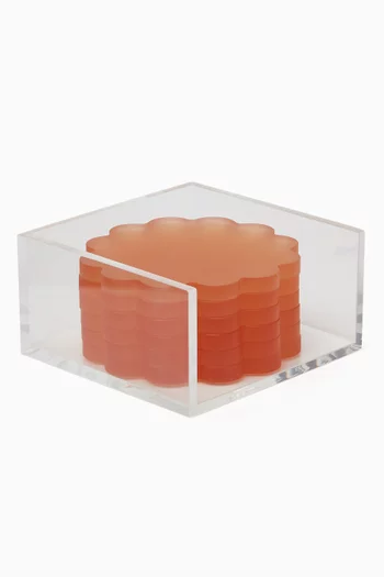 Scallop Coasters in Resin