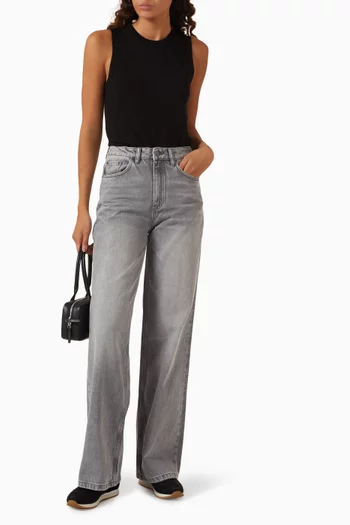 Wide Leg Jeans 415 in Denim
