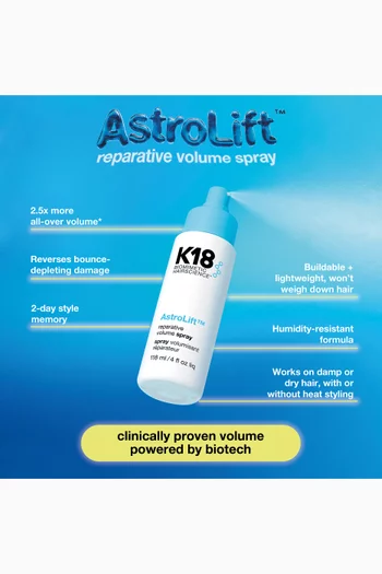 K18 AstroLift Reparative Volume Spray, 118ml