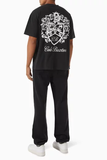 Collegiate Crest T-shirt in Cotton