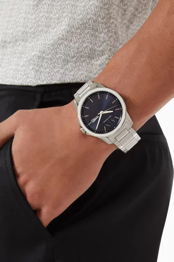 Banks Quartz Watch, 44mm