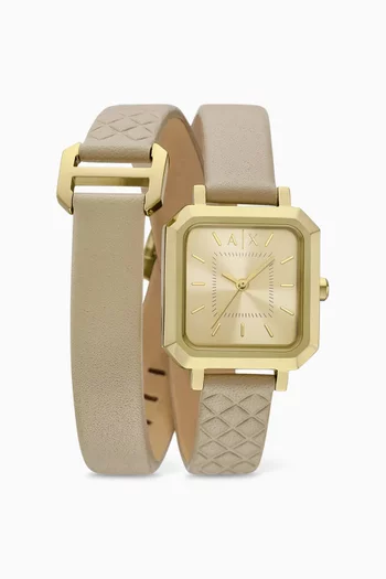 Leila Quartz Watch, 27 x 26mm