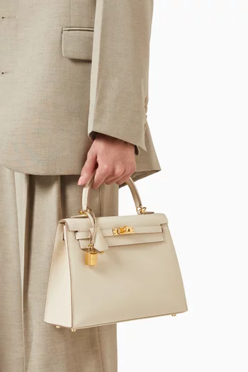 Craie Kelly Top-handle Bag in Epsom Leather