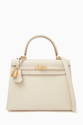 Craie Kelly Top-handle Bag in Epsom Leather