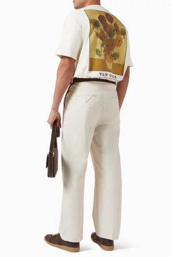 Van Gogh Sunflowers T-shirt in Cotton Jersey