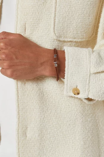 سوار أورسون بعروة فضة إسترلينية وجلد