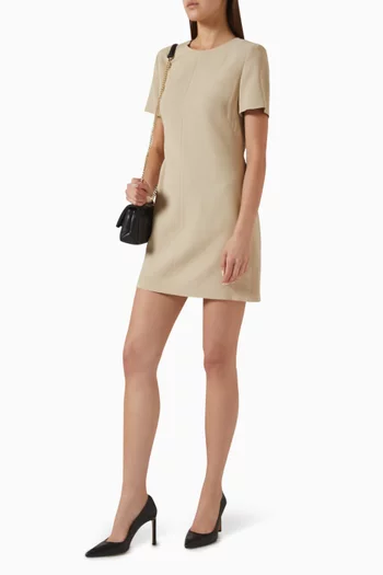Shift Dress in Soft Crepe