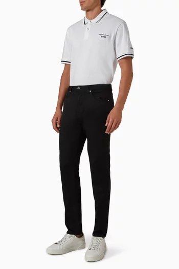 بنطال جينز يضيق باتجاه الحافة دينم مطاطي بوس × بورشه