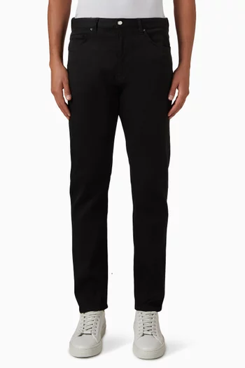 بنطال جينز يضيق باتجاه الحافة دينم مطاطي بوس × بورشه