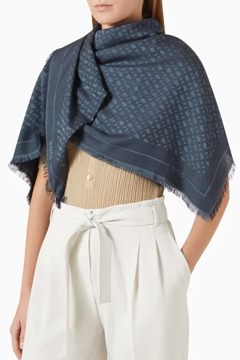 Ledonia Scarf in Wool-blend