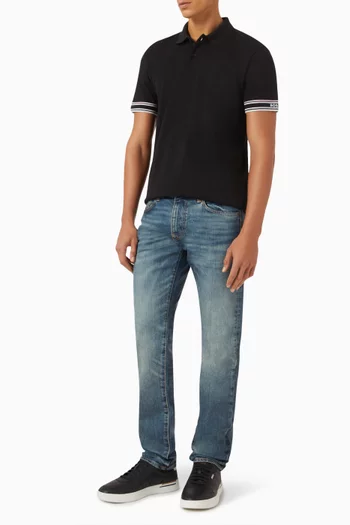 Slim Polo Shirt in Cotton