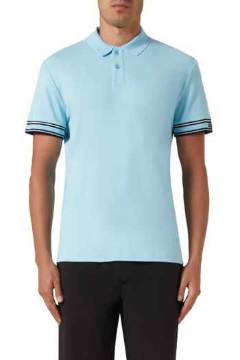 Slim Polo Shirt in Cotton