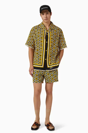 Bulles Royales Swim Shorts in Nylon