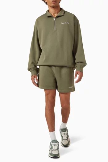 Wordmark Shorts in Cotton