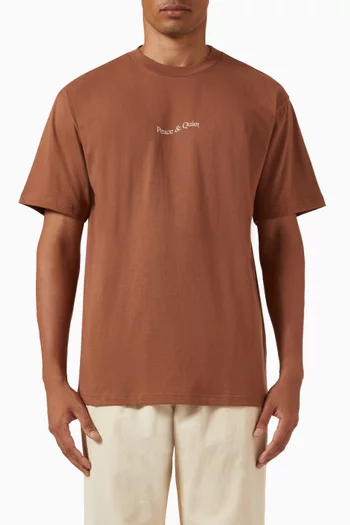 Wordmark T-shirt in Cotton