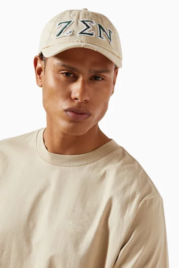 Zen Logo-embroidered Dad Hat in Cotton