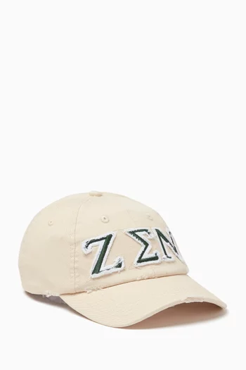 Zen Logo-embroidered Dad Hat in Cotton