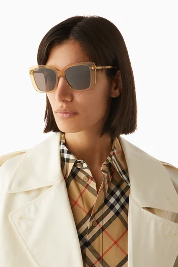 Oversized Sunglasses in Acetate