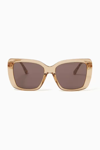 Oversized Sunglasses in Acetate
