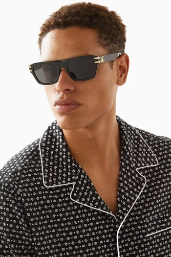 Square Sunglasses in Acetate