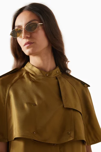 Oval Sunglasses in Metal