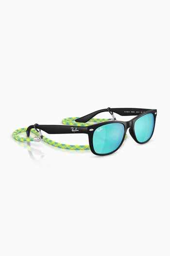 Square Frame Sunglasses & Attachable Cord