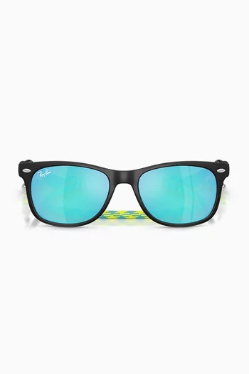 Square Frame Sunglasses & Attachable Cord