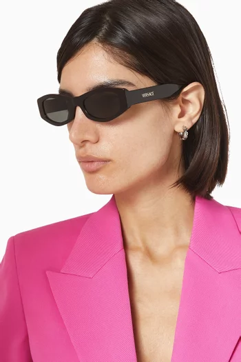 Geometric Sunglasses in Acetate