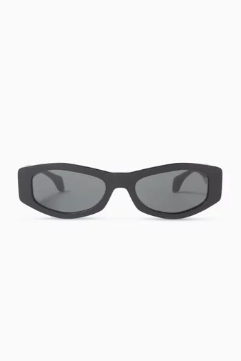 Geometric Sunglasses in Acetate