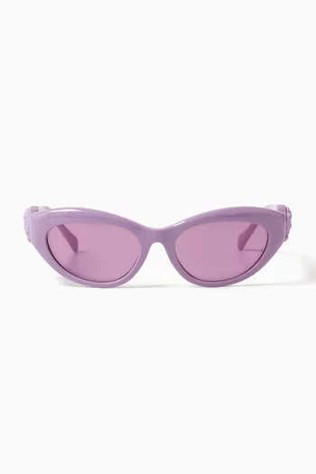 Cat-eye Medusa Sunglasses in Acetate