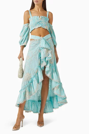 Nalu Cropped Top in Cotton