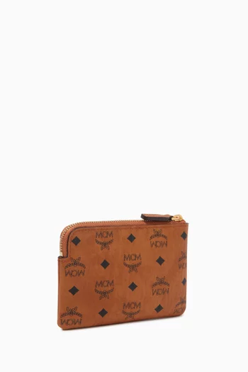 حافظة بطاقات ارين قنب بنقشة فيزيتوس