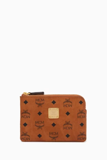 حافظة بطاقات ارين قنب بنقشة فيزيتوس