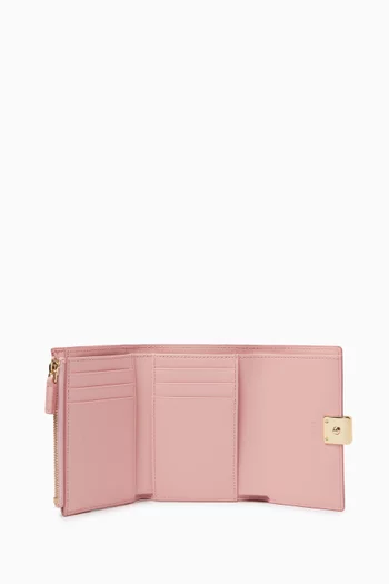 محفظة ارين صغيرة ثلاثية الطي قنب بنقشة فيزيتوس