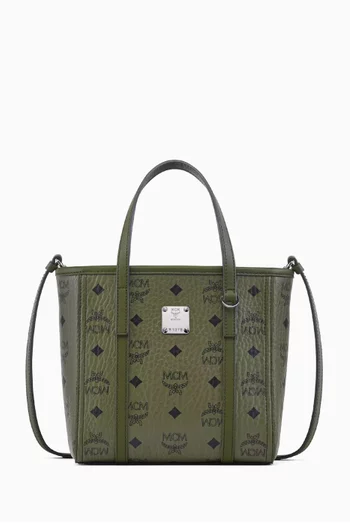 Mini Toni Shopper Tote Bag in Visetos