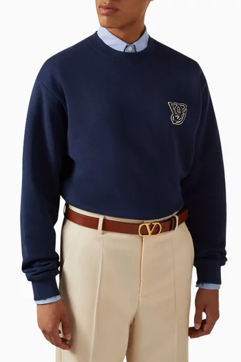 VLOGO Reversible Belt in Leather