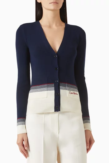 Chez Valentino Cardigan in Virgin Wool